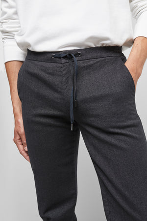 LOOSE 2-6149 JOGGER - WOOLEN LOOK