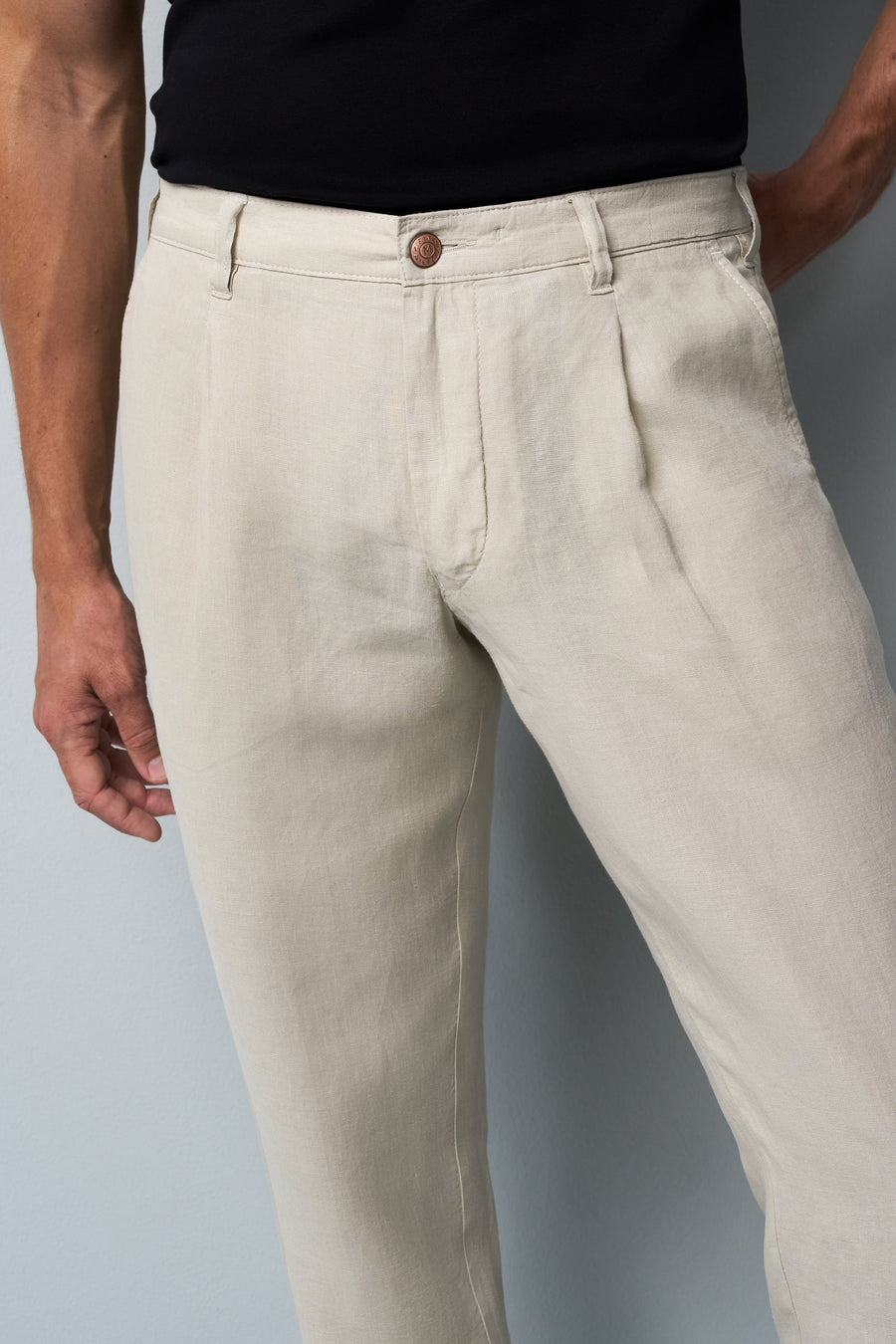 PLEAT 1-6185 PURE LINEN