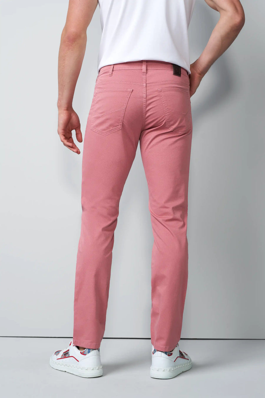 FIVE 1-6075 FIVE-POCKET TROUSERS WITH A MICRO PRINT