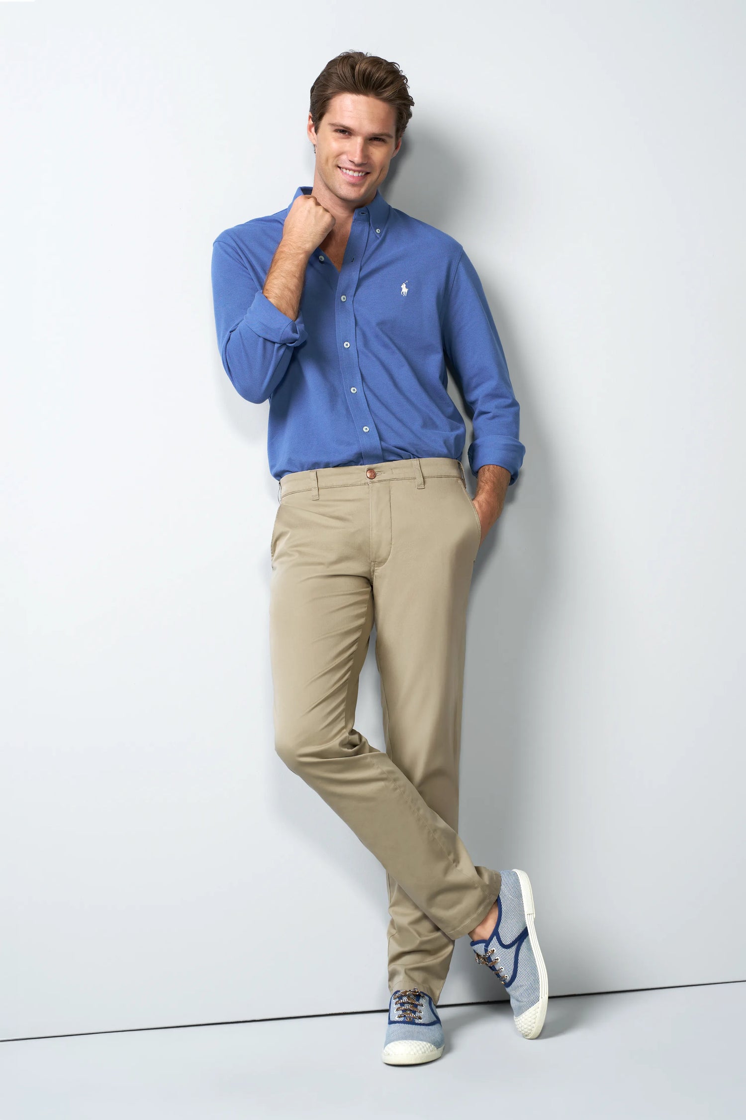 MOVE 1-6024 CHINOS WITH A STRETCH WAISTBAND