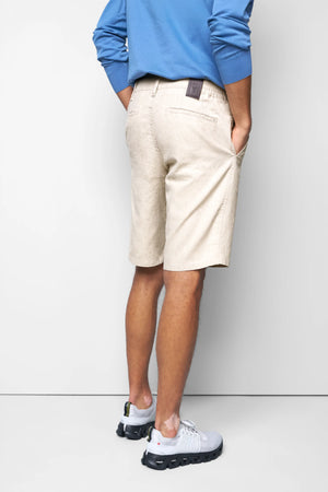 SHORT 1-6027 STRETCH HALF LINEN