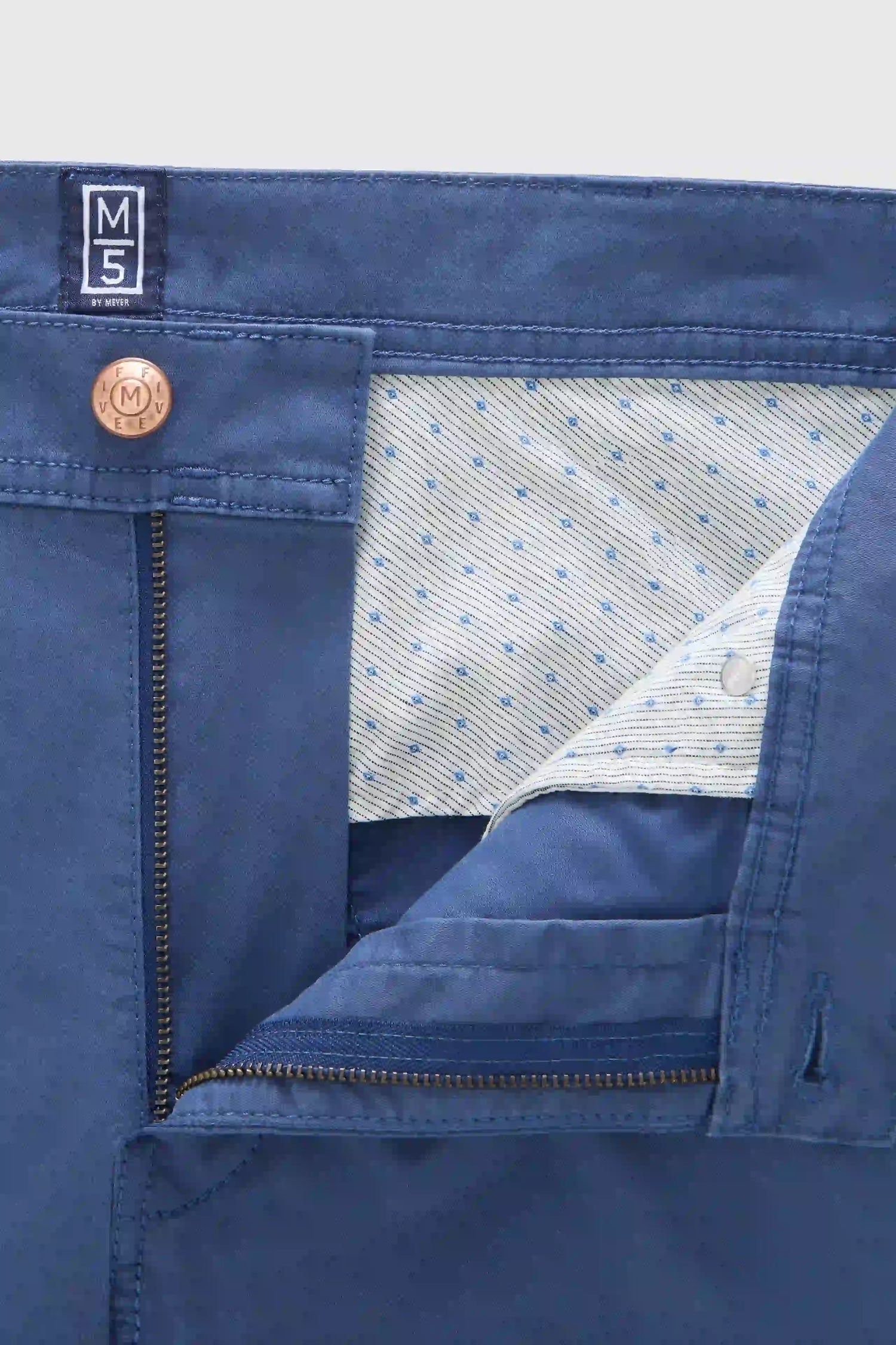 FIVE 1-6075 FIVE-POCKET TROUSERS WITH A MICRO PRINT